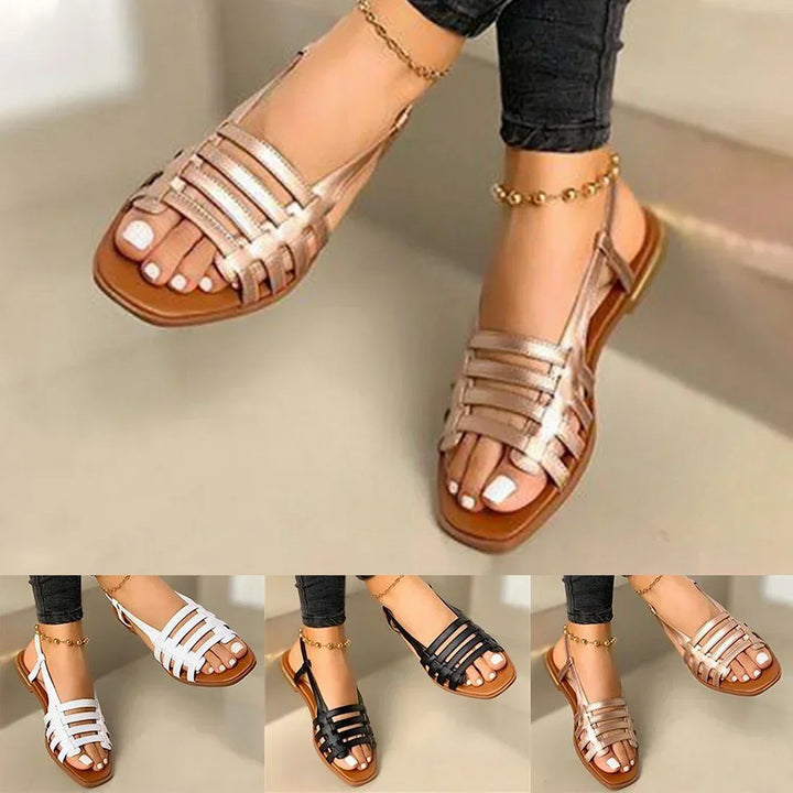 Elegante Damen-Sandalen mit Mehrfach-Riemen-Design