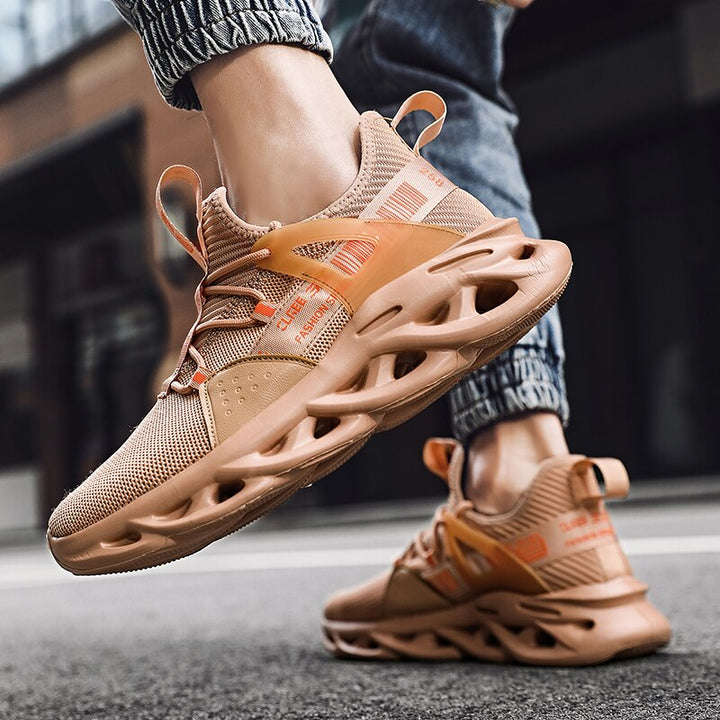 Futuristische Herren-Sportschuhe mit flexibler Sohle