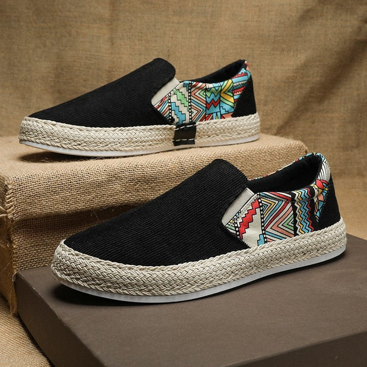 Espadrilles für Männer mit ethnischem Touch