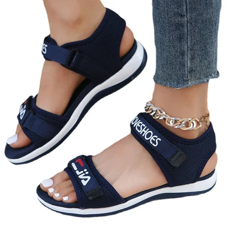 Modische Damen-Sport-Sandalen mit verstellbaren Riemen