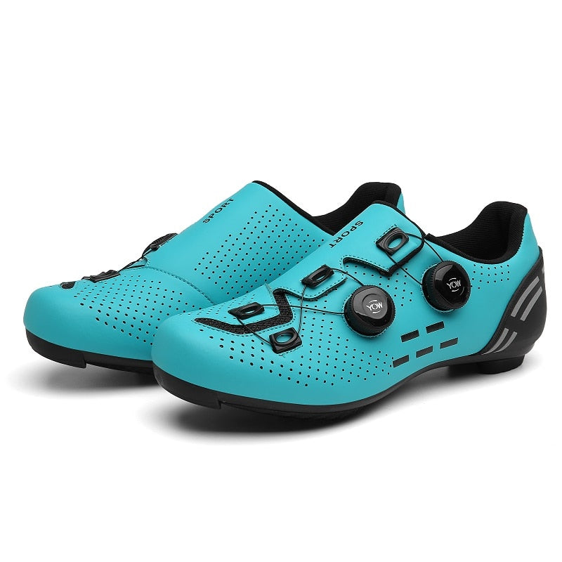 Fahrradschuhe mit mechanischer Verriegelung
