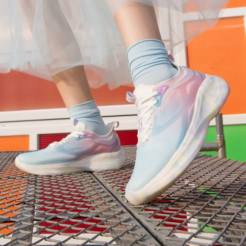 Damen-Laufsneaker mit buntem Farbverlauf