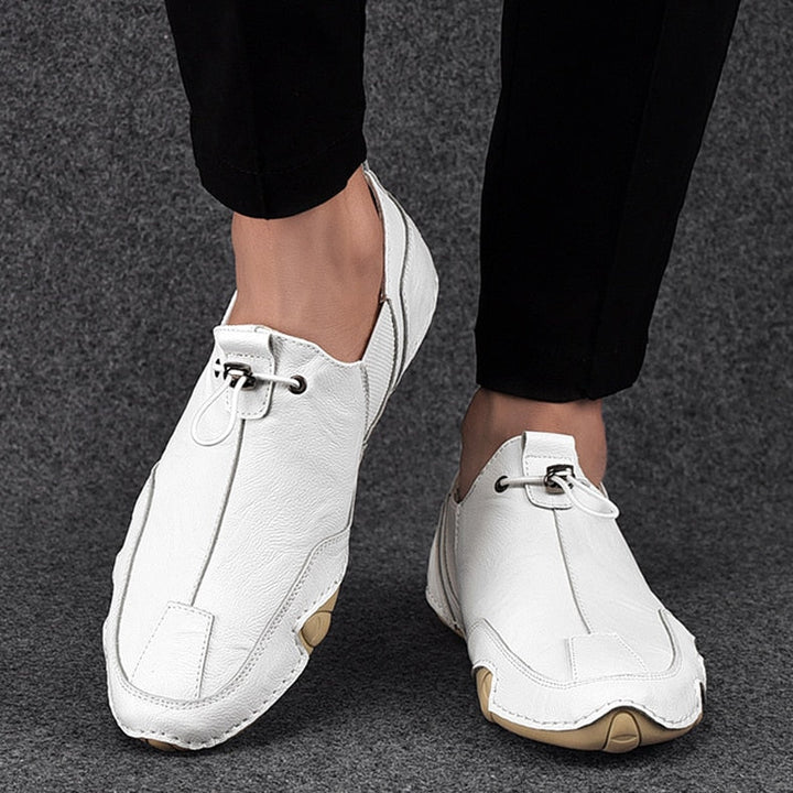 Elegante Herren Mokassins aus Naturleder
