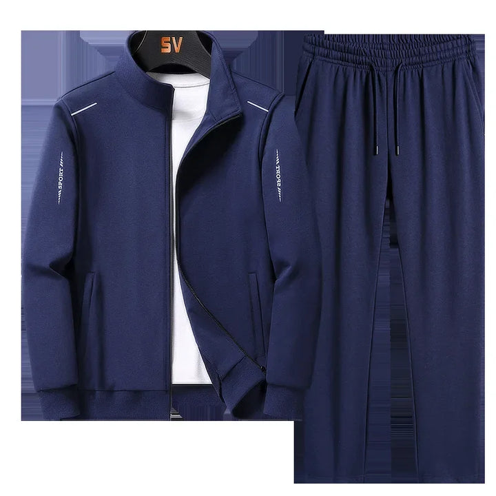 Eleganter Herren-Trainingsanzug mit Reißverschluss