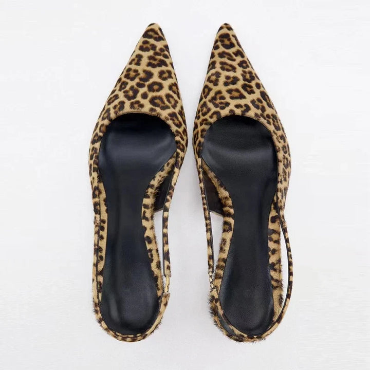 Elegante Damenpumps mit Leopardenmuster