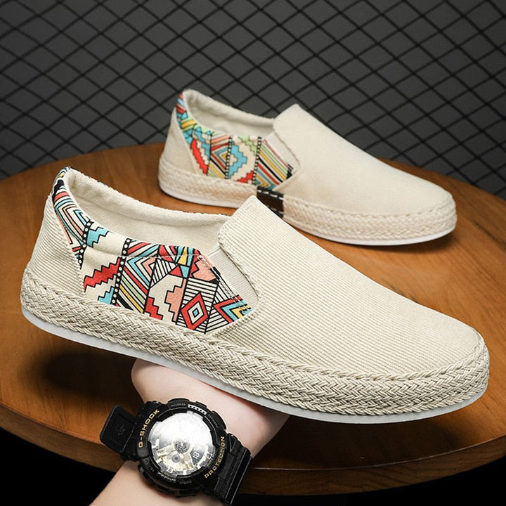 Espadrilles für Männer mit ethnischem Touch
