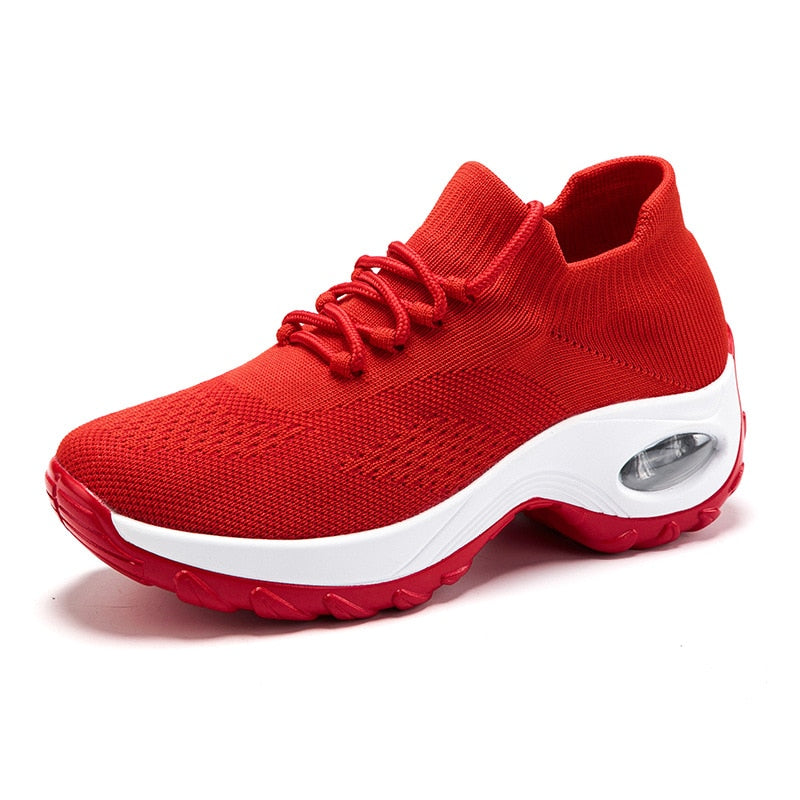 Damen-Turnschuhe mit atmungsaktivem Obermaterial