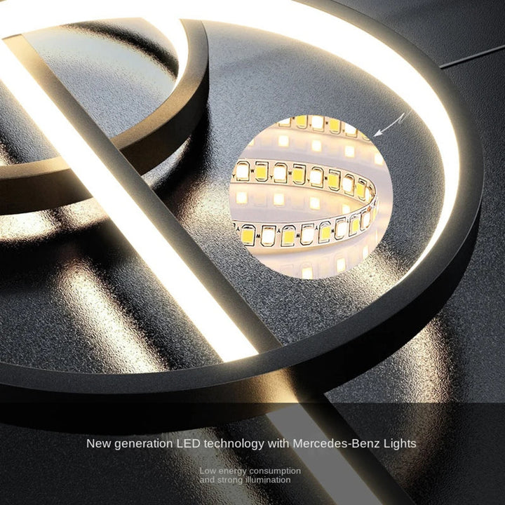 Moderne LED-Pendelleuchte mit geometrischem Design – Deckenleuchte für Wohn- und Esszimmer