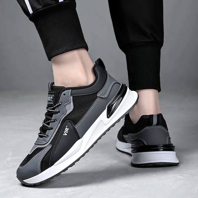 Urbane Herrensneakers mit bequemer Sohle