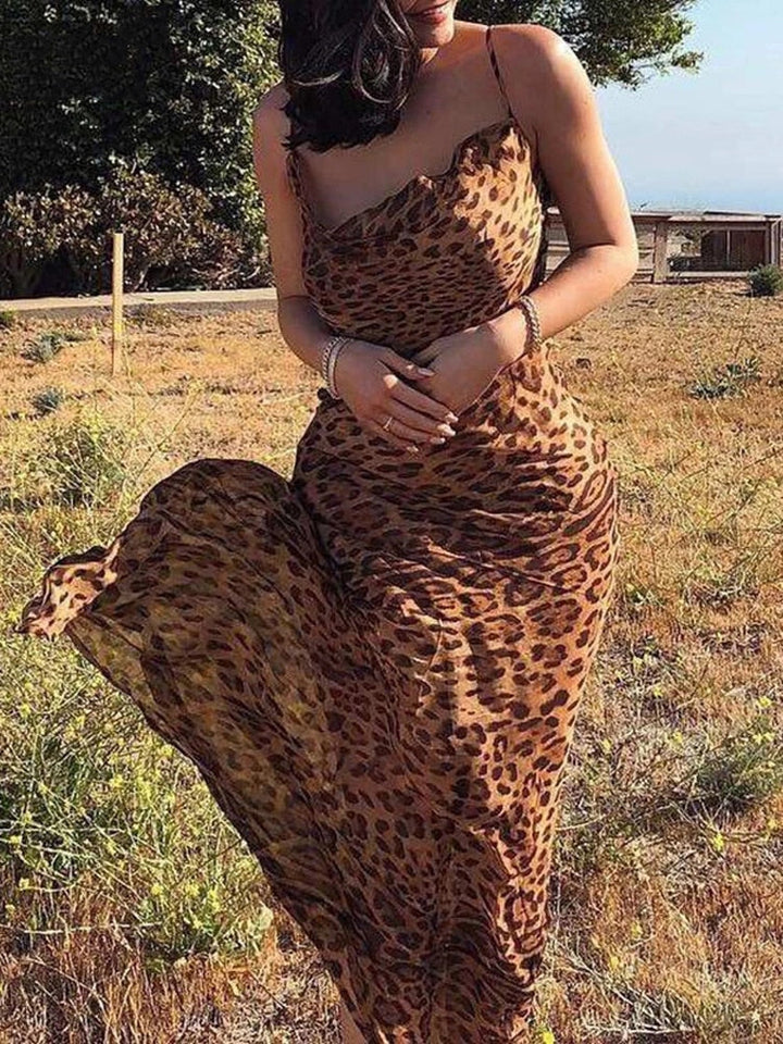 Kleid mit Leopardenmuster , "Cesar"