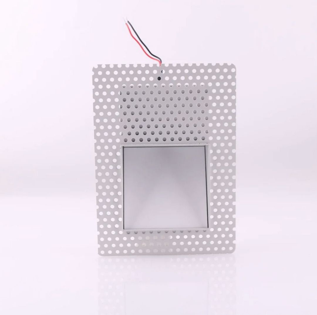 Einbau-LED-Wandleuchte – quadratische Stufenleuchte zur Wandmontage