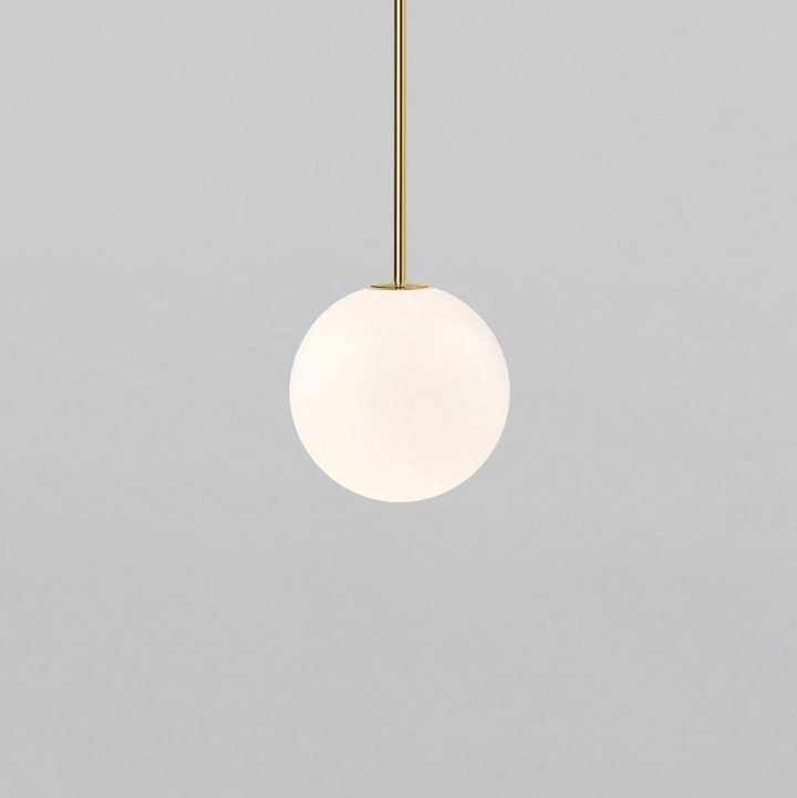 Pendelleuchte mit Kugelschirm – moderne LED-Deckenleuchte
