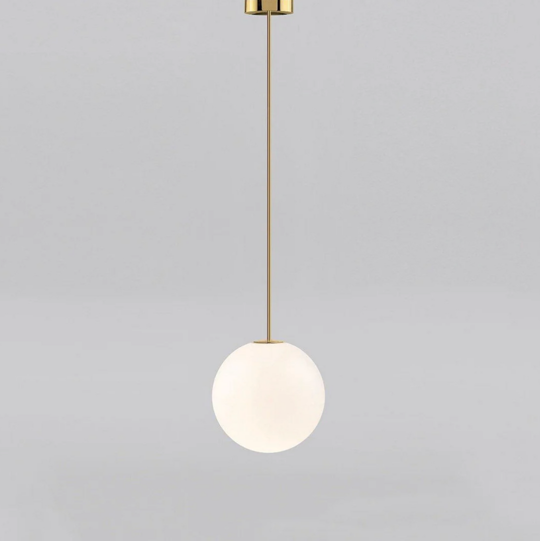 Pendelleuchte mit Kugelschirm – moderne LED-Deckenleuchte