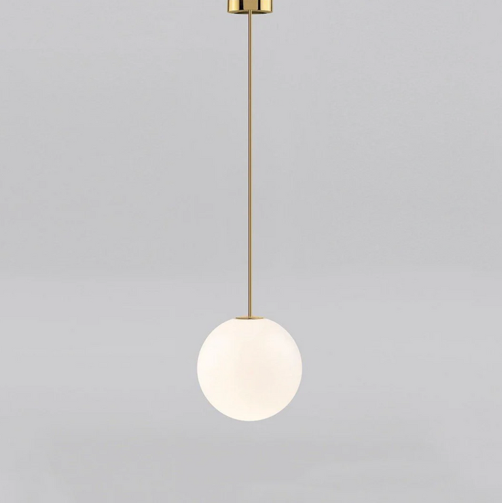 Pendelleuchte mit Kugelschirm – moderne LED-Deckenleuchte