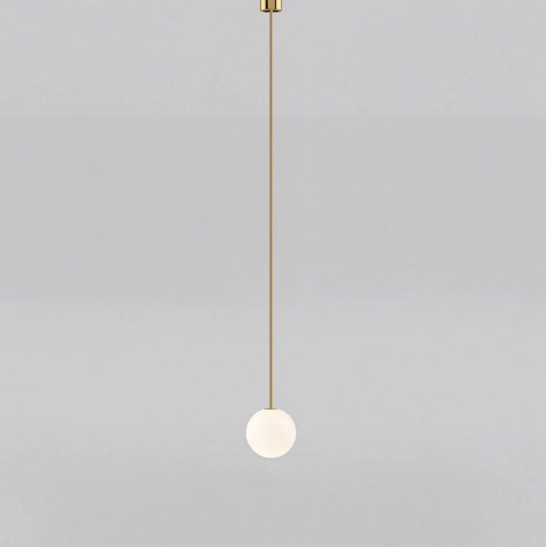 Pendelleuchte mit Kugelschirm – moderne LED-Deckenleuchte