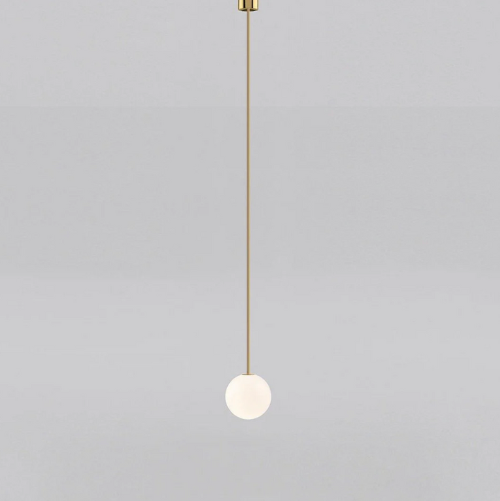 Pendelleuchte mit Kugelschirm – moderne LED-Deckenleuchte