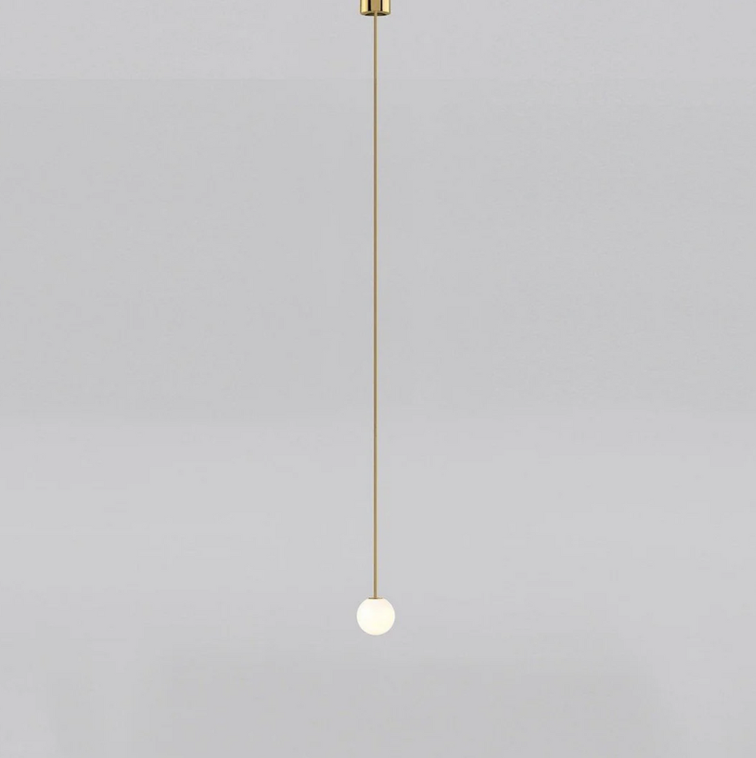 Pendelleuchte mit Kugelschirm – moderne LED-Deckenleuchte