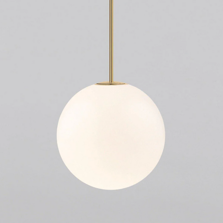 Pendelleuchte mit Kugelschirm – moderne LED-Deckenleuchte
