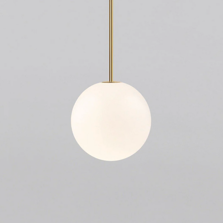 Pendelleuchte mit Kugelschirm – moderne LED-Deckenleuchte