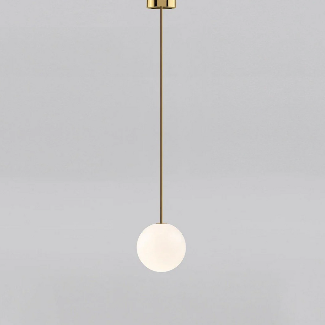 Pendelleuchte mit Kugelschirm – moderne LED-Deckenleuchte