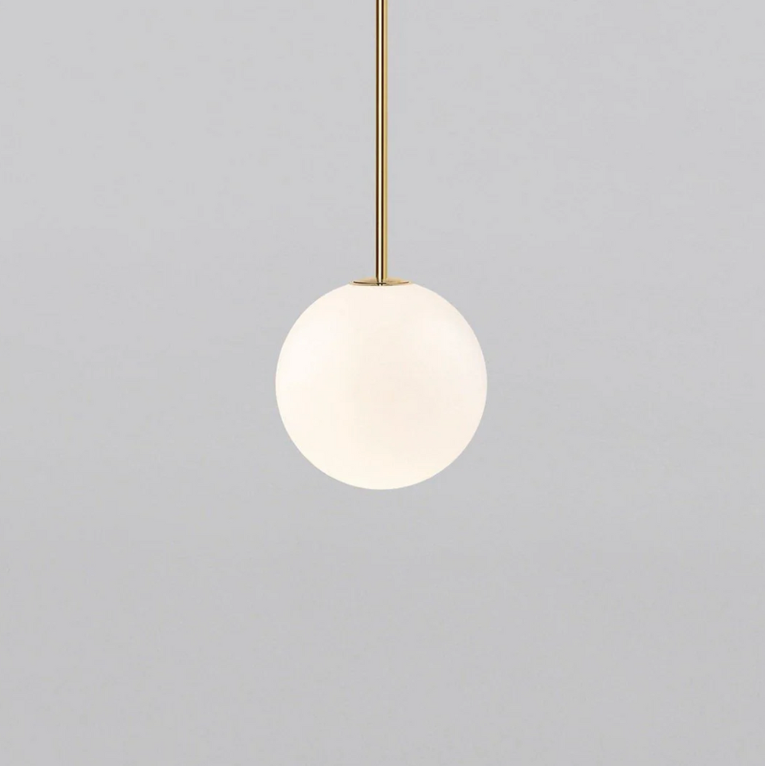 Pendelleuchte mit Kugelschirm – moderne LED-Deckenleuchte