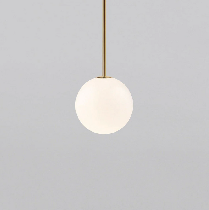 Pendelleuchte mit Kugelschirm – moderne LED-Deckenleuchte