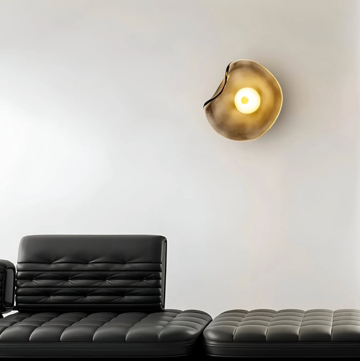 Design-Wandleuchte mit organischem Schirm – Moderne LED-Wandleuchte