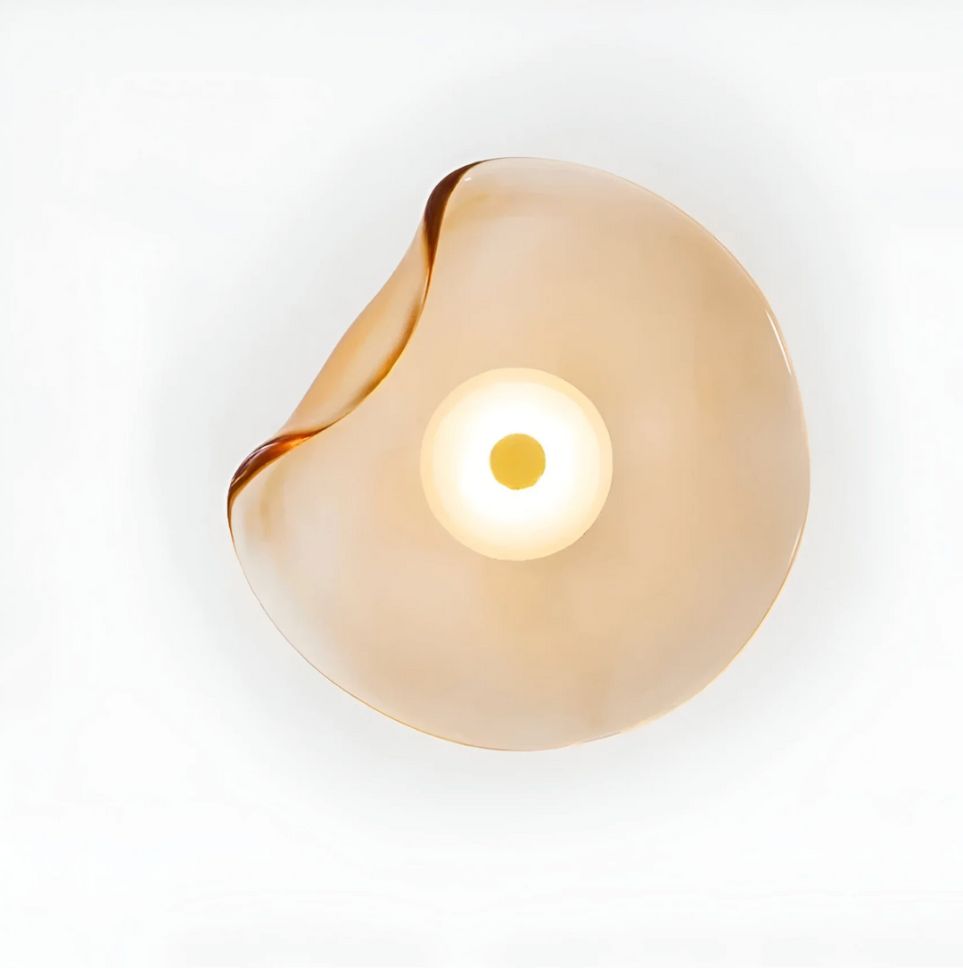 Design-Wandleuchte mit organischem Schirm – Moderne LED-Wandleuchte