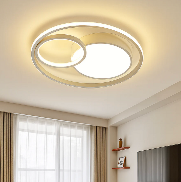 Moderne LED-Deckenleuchte mit Ringdesign