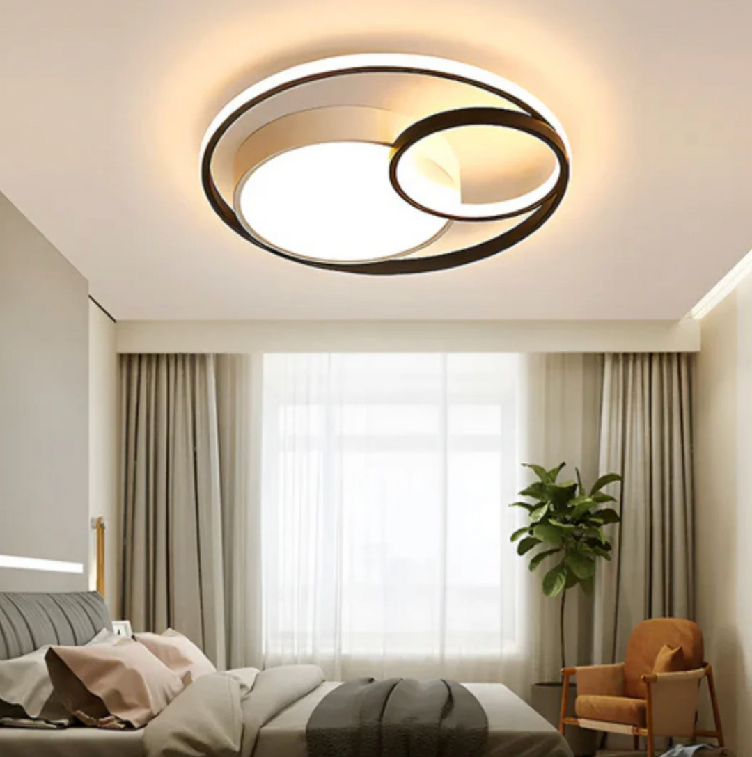 Moderne LED-Deckenleuchte mit Ringdesign