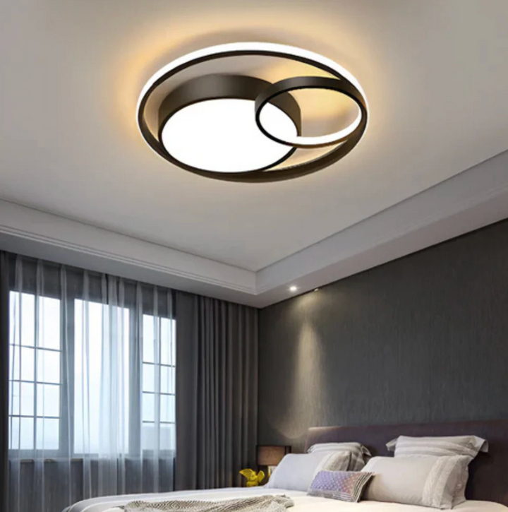 Moderne LED-Deckenleuchte mit Ringdesign
