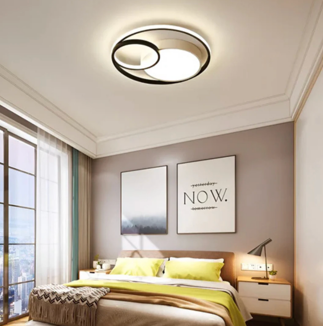 Moderne LED-Deckenleuchte mit Ringdesign