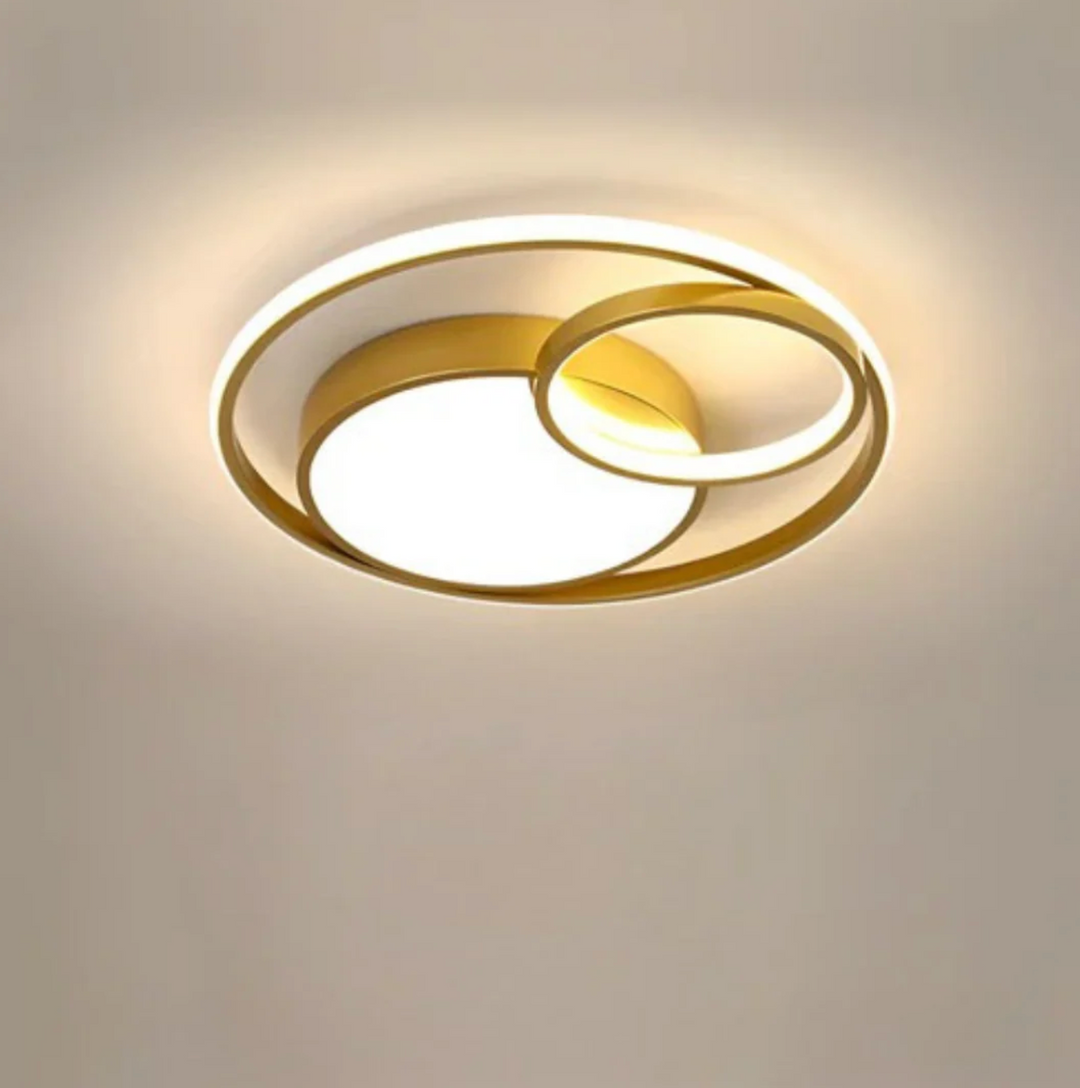 Moderne LED-Deckenleuchte mit Ringdesign