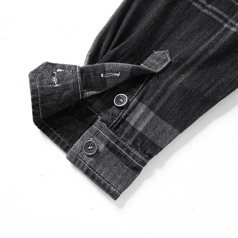 Herren Jeanshemd im Casual-Stil