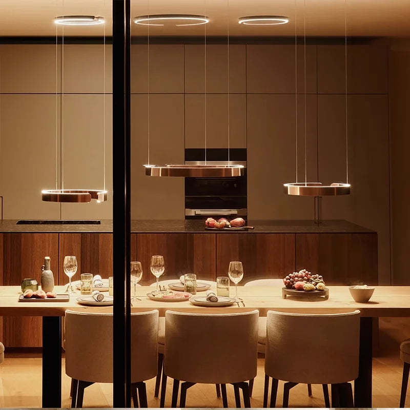 Moderne LED-Ringleuchte – Elegante runde Deckenleuchte
