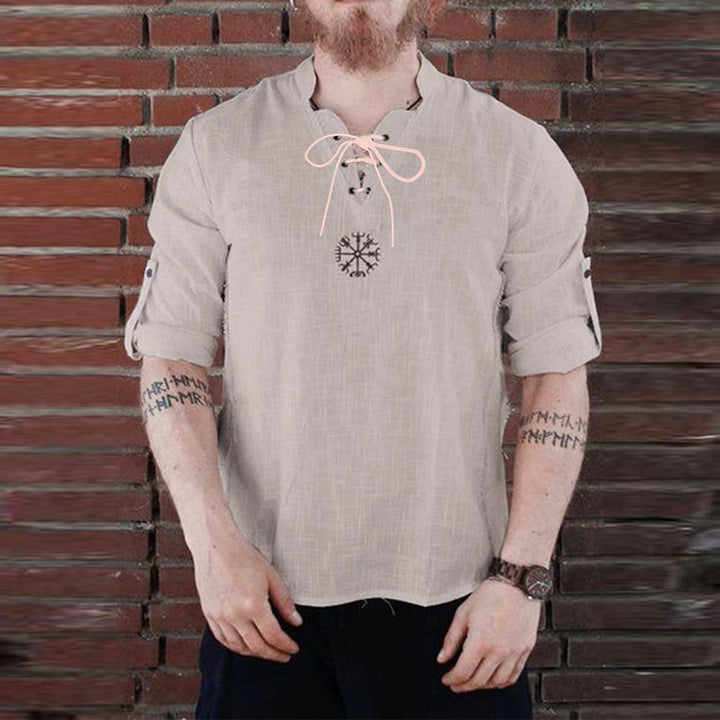 Besticktes Hemd im Boho-Stil für Männer