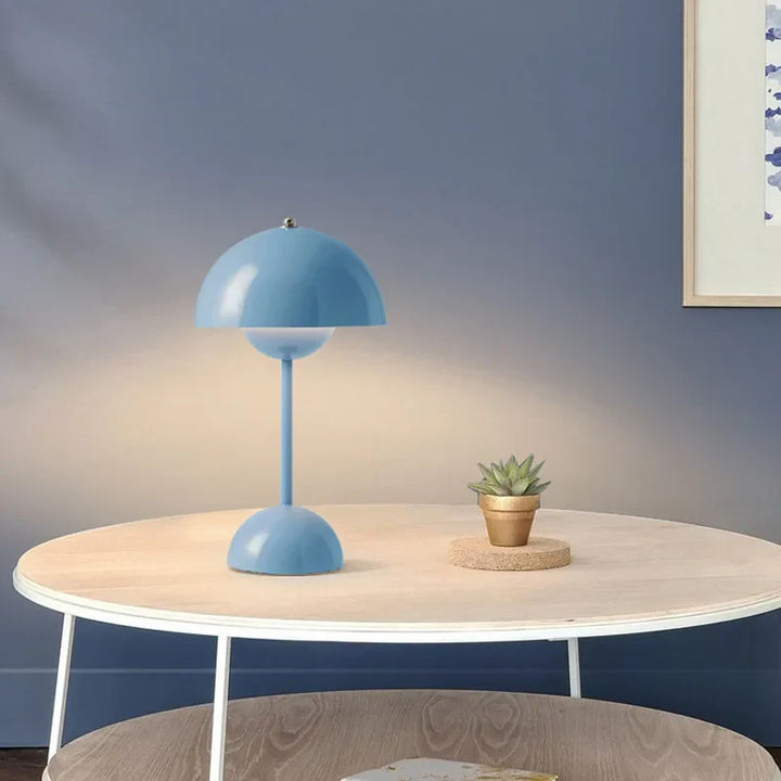 Kabellose Tischlampe mit minimalistischem Design