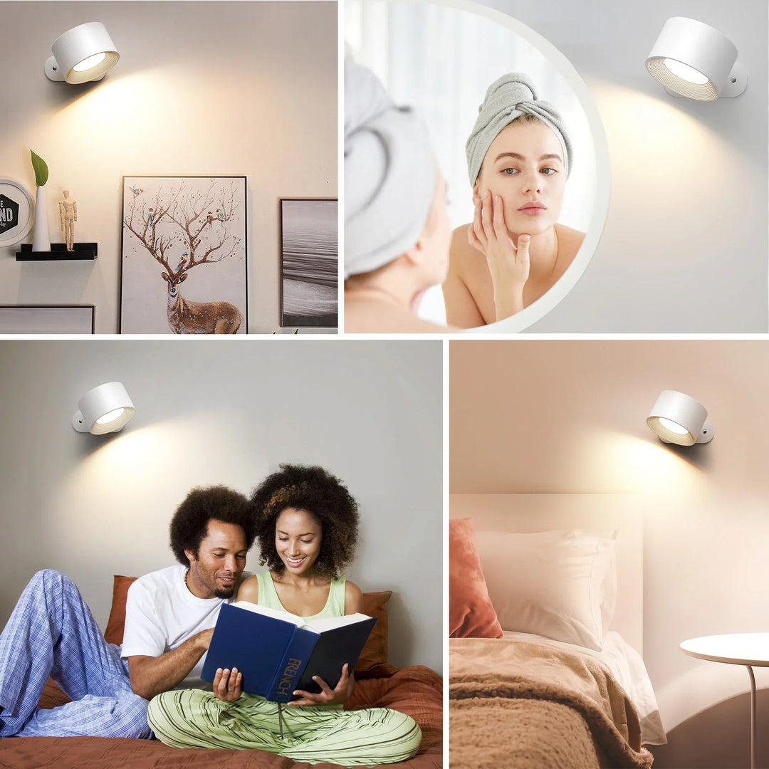 Kabellose abnehmbare LED-Wandleuchte