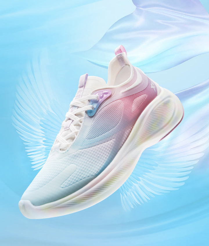 Damen-Laufsneaker mit buntem Farbverlauf