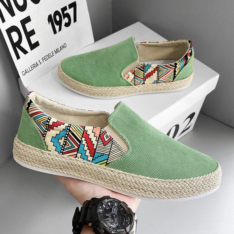 Espadrilles für Männer mit ethnischem Touch