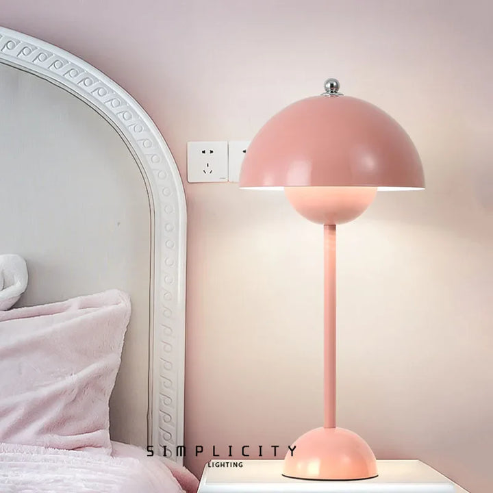 Kabellose Tischlampe mit minimalistischem Design