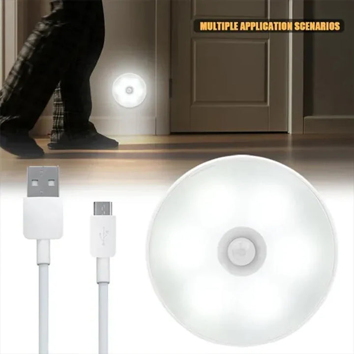 Kabellose LED-Leuchte mit Bewegungssensor und USB-Ladeanschluss