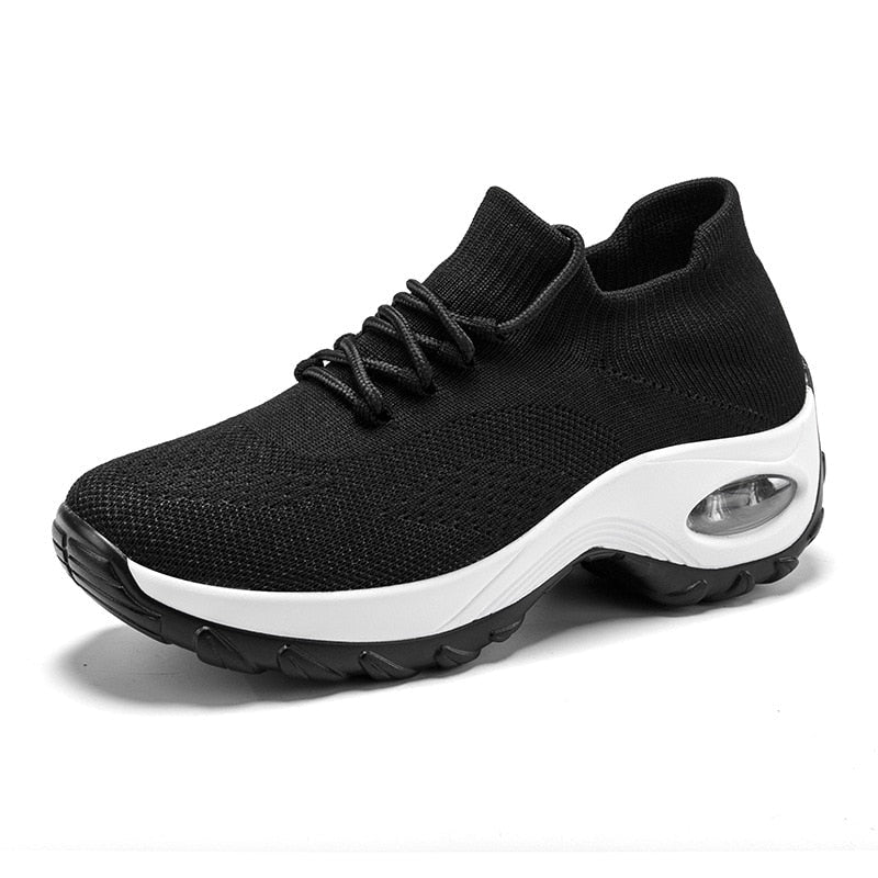 Damen-Turnschuhe mit atmungsaktivem Obermaterial