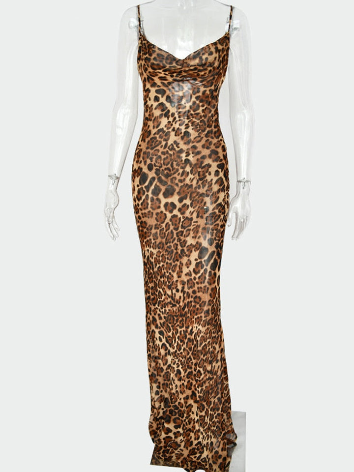 Kleid mit Leopardenmuster , "Cesar"