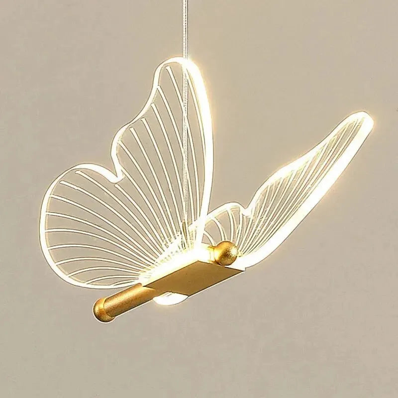 LED-Pendelleuchte in Schmetterlingsform – Designerleuchte für Schlafzimmer und Wohnzimmer