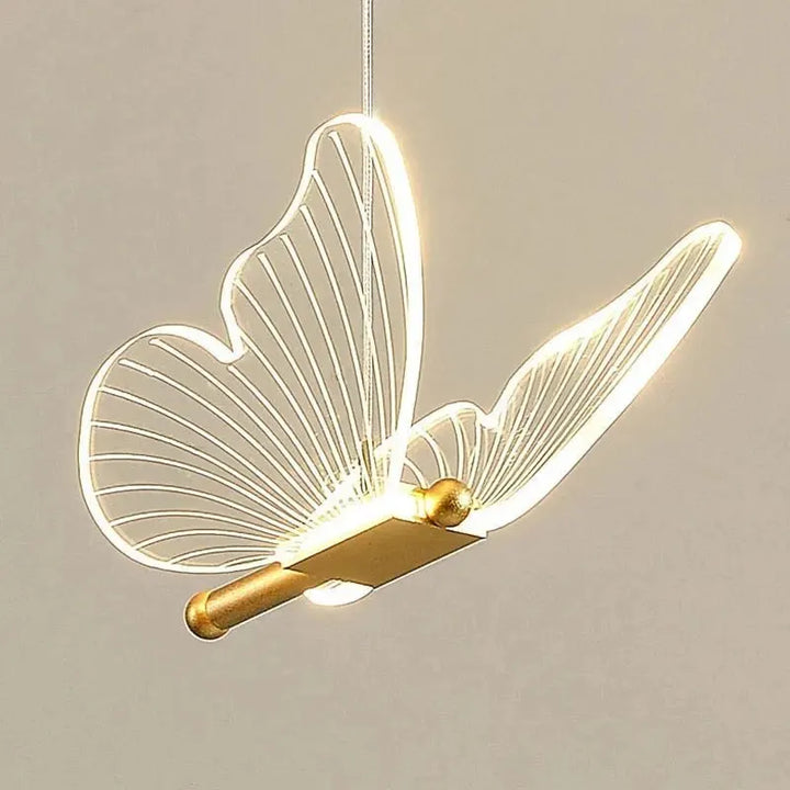 LED-Pendelleuchte in Schmetterlingsform – Designerleuchte für Schlafzimmer und Wohnzimmer