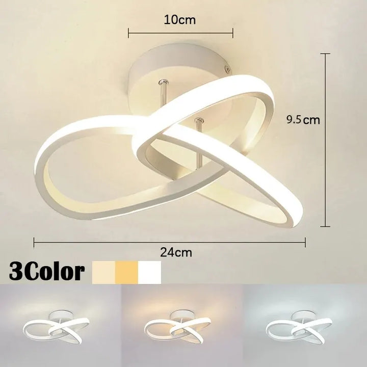 Moderne LED-Deckenleuchte – Geometrische Leuchte im modernen Stil