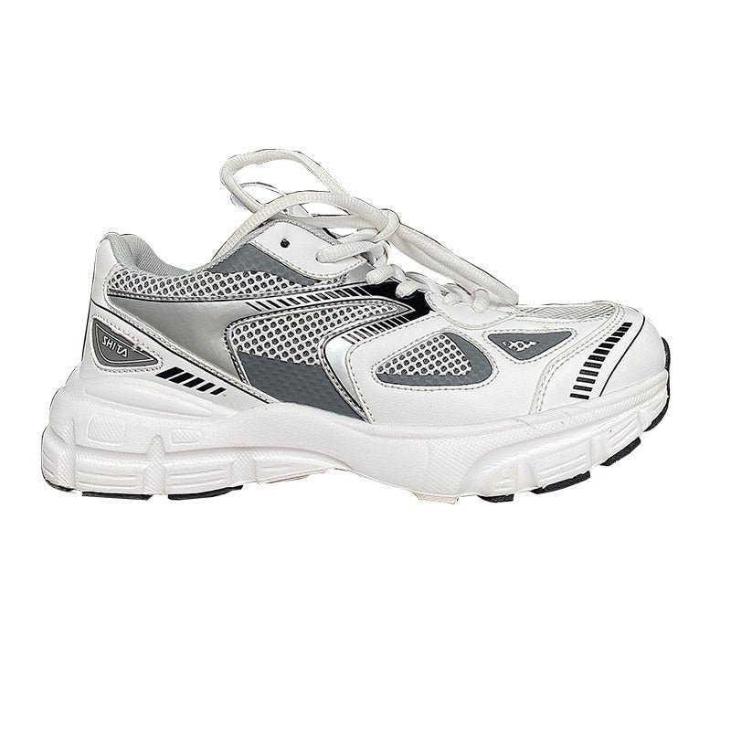 Sportliche Damen-Sneakers mit atmungsaktivem Mesh
