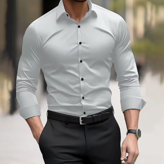 Elegantes Herren Slim-Fit Hemd