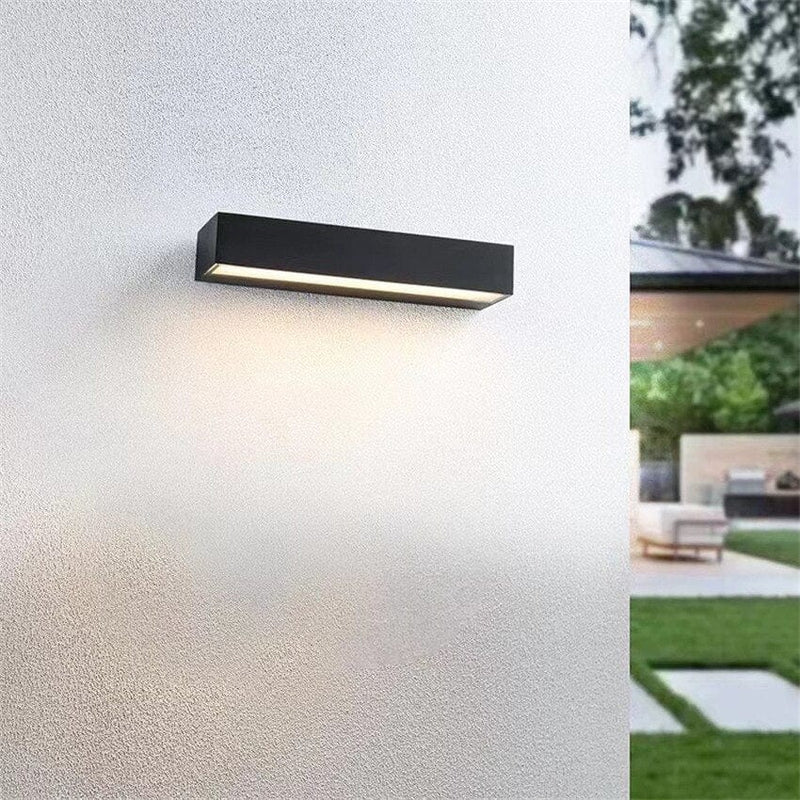 Moderne LED-Wandleuchte für den Aussenbereich – minimalistisches Design